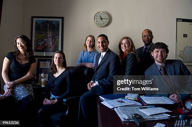 Climbers from left, Jessica Barba, Liese Clavel, Mary Humphreys, Nicholas Jordan, Beth Elliott, Ericke Cage, Logan Ferree, March 30, 2009.