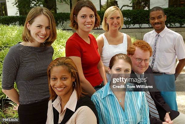 Bottom row from left: Candace Rodney, Jennifer Toups, Hewitt Strange, Top row from left: Paige Jennings, Stacy Wingerter, Jena Longo, Wendell Brown