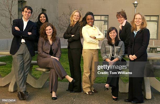 Climbers from left, Tom Kiley, Puja Patel, Betsy Miller Kittredge, Andrea Purse, Toyin Alli, Rachel Racusen, Michele Evermore, Lauren Gibbs