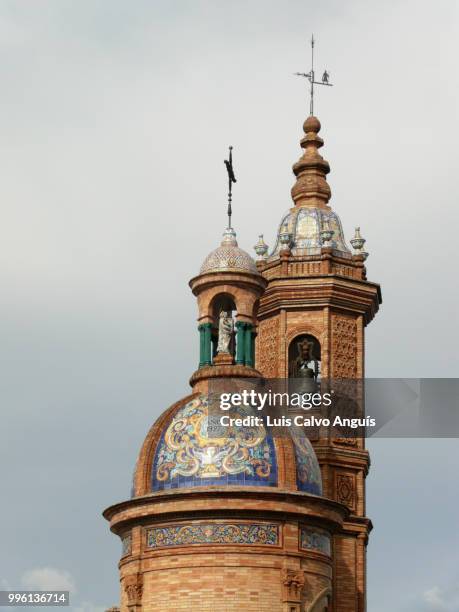 capilla del carmen. triana. seville - capilla stock pictures, royalty-free photos & images