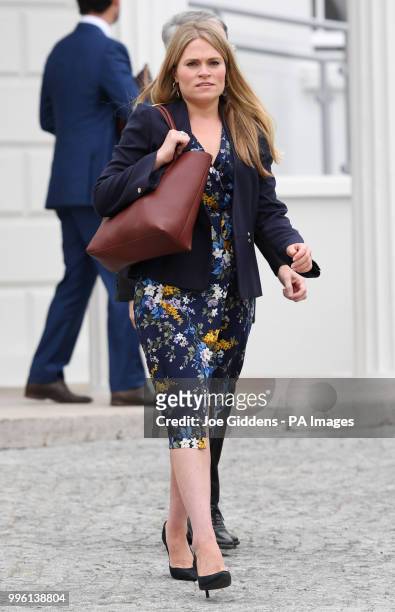 The Duchess of Sussex's private assistant secretary Amy Pickerill at Aras an Uactharain in Dublin, Ireland.