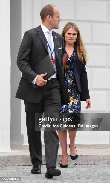 The Duchess of Sussex's private assistant secretary Amy Pickerill at Aras an Uactharain in Dublin, Ireland.