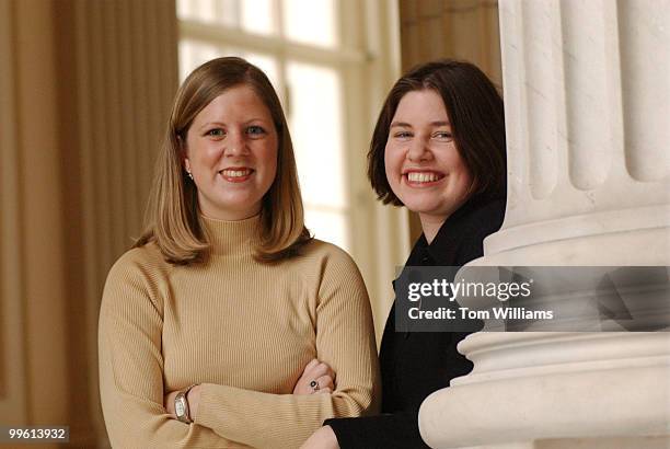 At left, Katy Andrew, Katharine Lister