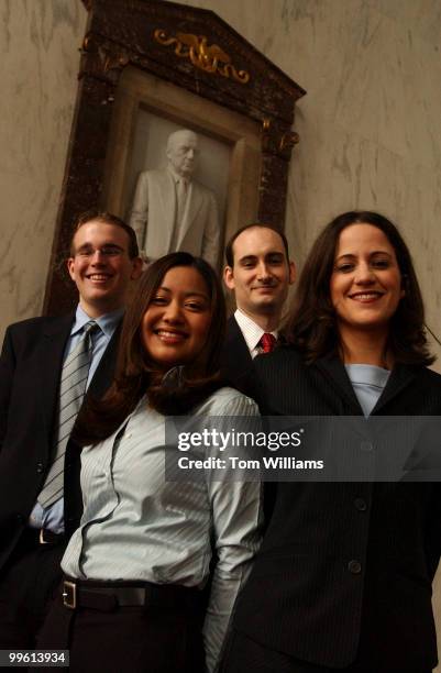 Climbers from left, Andrew Passmore, Kim Trinh, Karl Anderson, Megan Lawrence