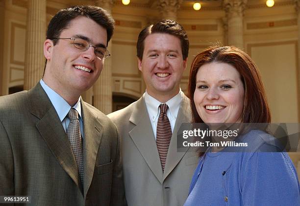 From left, Seamus Kelley, Christopher Philbin, Christienne Bik