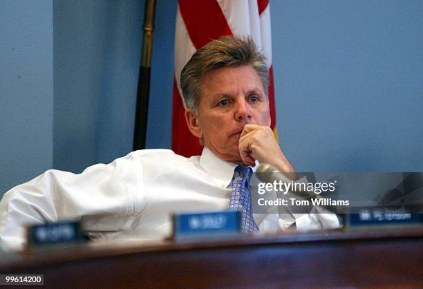 Rep. Gary Condit, D-CA, appears at a hearing on the 2002 Farm Bill.