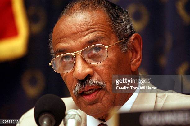 Rep. John Conyers, D-Mich., at a House Judiciary Committee Hearing on new terrorism laws.