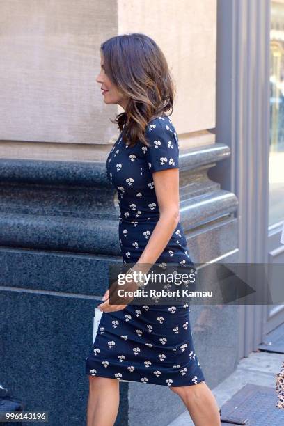 Bethenny Frankel seen out and about in Manhattan on July 10, 2018 in New York City.