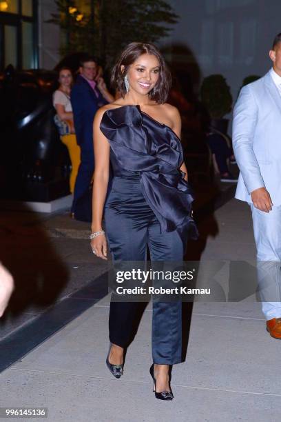 Kat Graham seen out and about in Manhattan on July 10, 2018 in New York City.