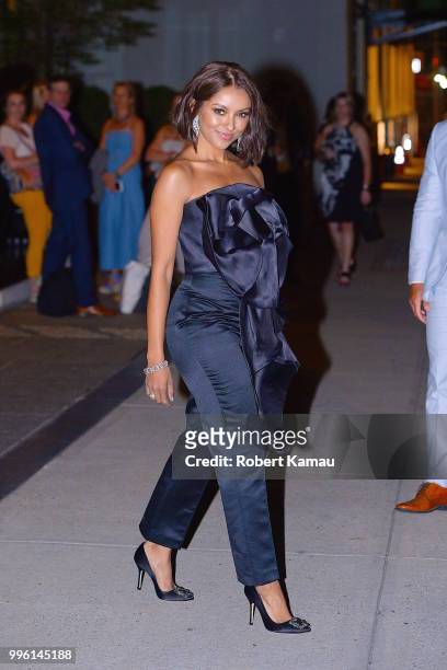 Kat Graham seen out and about in Manhattan on July 10, 2018 in New York City.