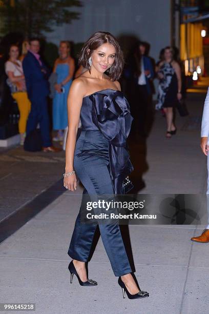 Kat Graham seen out and about in Manhattan on July 10, 2018 in New York City.