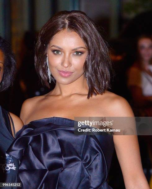 Kat Graham seen out and about in Manhattan on July 10, 2018 in New York City.