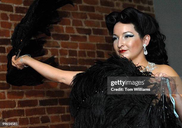 Kitty Victorian performed a fan dance at Sonoma, during a book party for local author Kelly DiNardo's biography of burlesque legend Lili St. Cyr,...