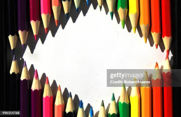 colored pencils - hamm stock pictures, royalty-free photos & images