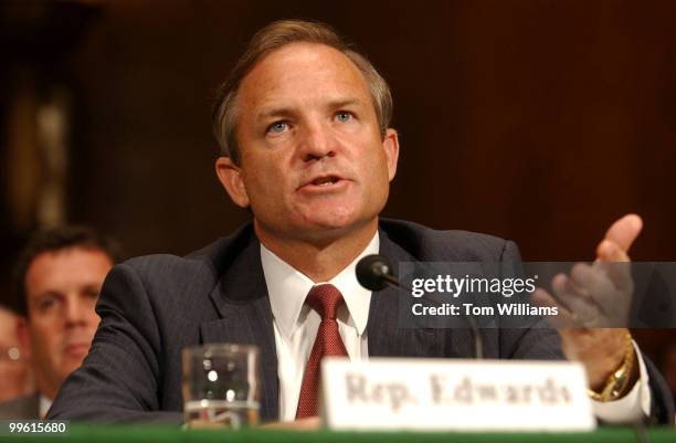 Rep. Chet Edwards, D-Texas, testifies before a Subcommittee on the Constitution, Civil Rights, and Property Rights hearing entitled "Beyond the...