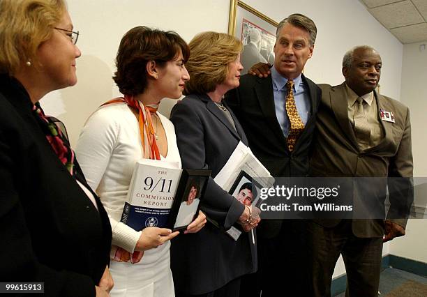 From left, Carol Ashley who lost her daughter Janice on 9/11/01, Carie Lemack who lost her mother Judy Laroque, Mary Fetchet who lost her son Brad,...