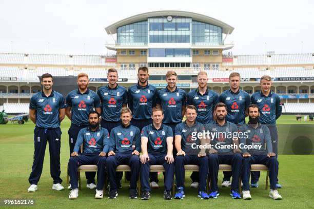 The England team at Trent Bridge on July 11, 2018 in Nottingham, England.