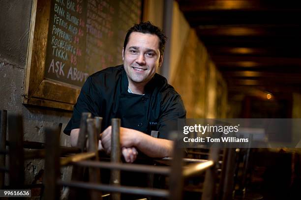 Teddy Folkman, executive chef at Granville Moore's on H St. NE, April 14, 2009.