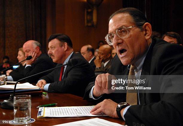 Mark Copper, director of research at the Consumer Federation of America, testifies at a hearing on gasoline price gouging.