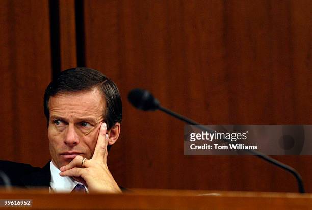 Sen. John Thune, R-S.D., during a Senate Armed Services Committee conformation hearing for Dr. Robert Gates to the position of Secretary of Defense.