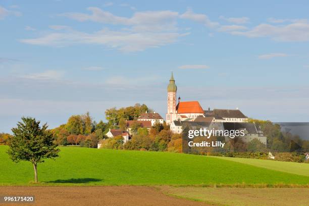 kloster andechs, benedictine monastery, andechs, upper bavaria, bavaria, germany - starnberg stock pictures, royalty-free photos & images