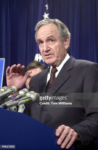 Sen Tom Harkin, D-IA, speaks at a press conference unveiling the Bipartisan Patient Protection Act. The act would allow families to choose their own...