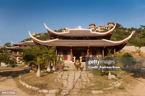 thien vien truc lam pagoda, phan rang, ninh thuan, vietnam - phan rang stock pictures, royalty-free photos & images