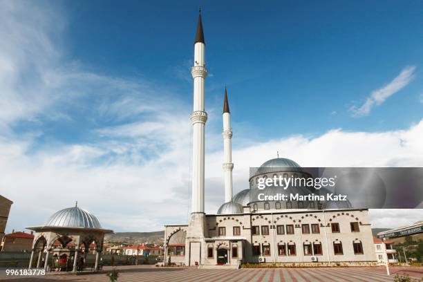 mosque, uerguep, nevsehir province, cappadocia, central anatolia region, turkey - nevşehir province stock-fotos und bilder
