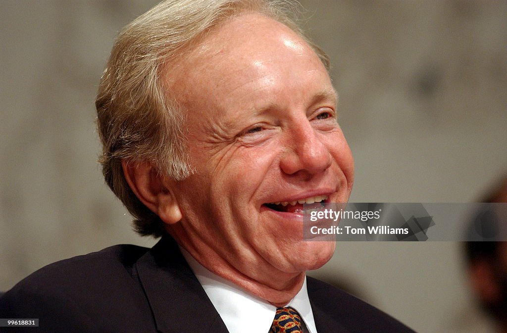 Sen. Joe Lieberman, D-CT, at a Missle Defense Full Committee