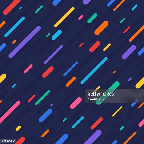 regenbogen regen nahtlose hintergrund - repetition stock-grafiken, -clipart, -cartoons und -symbole