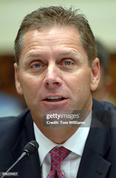 Steve Largent, president and CEO, CTIA, testifies at a Subcommittee on Telecommunications and the Internet.