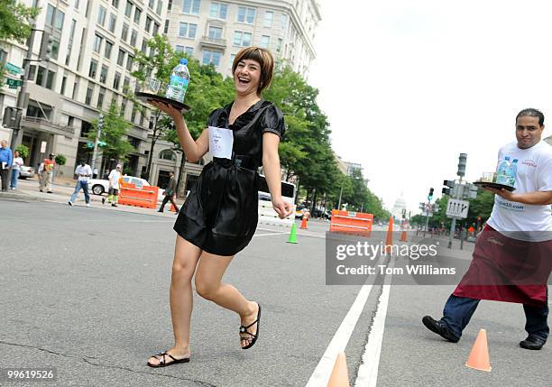 Yana Lashkova competes in the 2008 Bastille Day Race held annually on Pennsylvania Avenue, NW, outside of Brasserie Les Halles July 14, 2008. The...