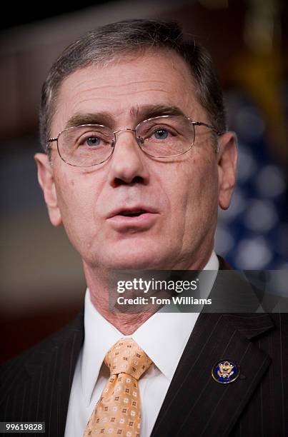 Rep. Blaine Luetkemeyer, R-Mo., speaks at a news conference on his opposition to the health care reform bill, March 20, 2010.