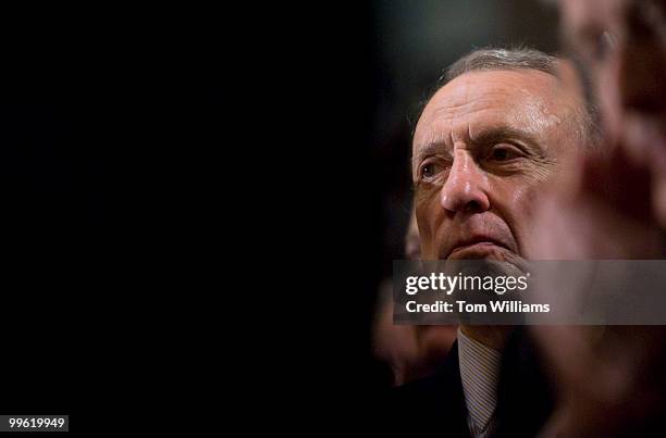 Sen. Arlen Specter, D-Pa., attends a memorial service in Statuary Hall for the late Congressman John Murtha, D-Pa., Mar. 3, 2010.