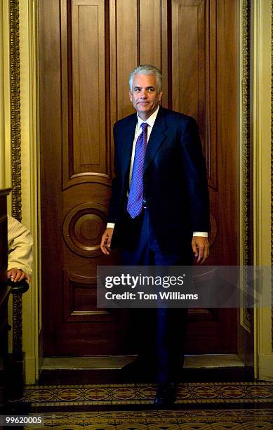 Sen. John Ensign, R-Ala., leaves the republican luncheon, June 23, 2009.