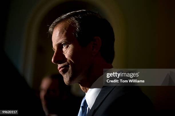 Sen. John Thune, R-S.D., attends the media stakeout after the senate luncheons, June 23, 2009.