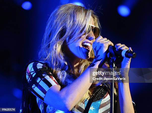 Ke$ha performs at KIIS FM's 2010 Wango Tango concert at Staples Center on May 15, 2010 in Los Angeles, California.