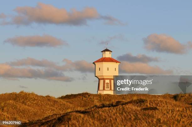 water tower, langeoog, east frisian islands, east frisia, lower saxony, germany - langeoog fotografías e imágenes de stock