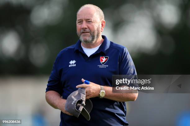 Cheltenham Town FC manager Gary Johnson during the Pre-Season Friendly between Bristol City v Cheltenham Town on July 10, 2018 in Weston-Super-Mare,...