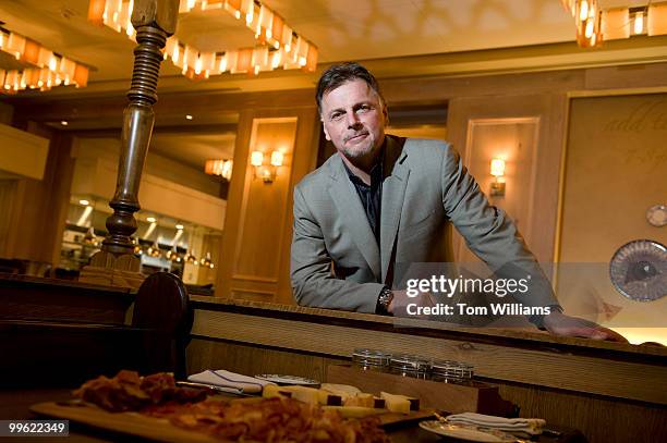 Dan Mesches, CEO of Stir Food Group, poses for a picture in his new restaurant Potenza, located at 15th and H Sts., NW, March 18, 2009.