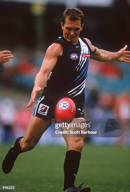 Brayden Lyle for Port Adelaide in action during round 11 of the AFL season played between the Sydney Swans and Port Adelaide Power held at the Sydney...