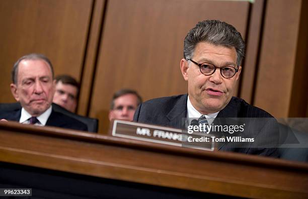 Sen. Al Franken, D-Minn., makes an opening statement during Supreme Court nominee Sonia Sotomayor's confirmation hearing before the Senate Judiciary...