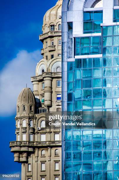 new meets old - uruguay stock-fotos und bilder