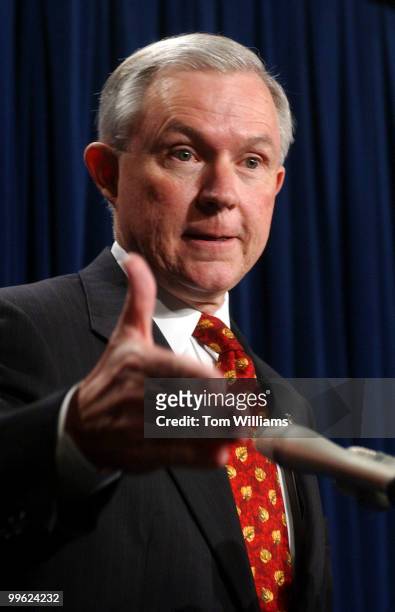 Sen. Jeff Sessions, R-Ala., held a news conference on the consideration of William Pryor for a US Court of Appeals judgeship.
