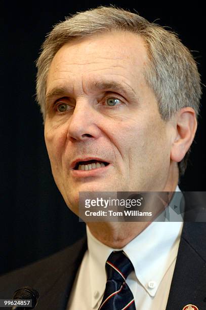 Rep. Lloyd Doggett, D-Texas, speaks at a news conference to urge Congress to act quickly in passing the Social Security Fairness Act, which would...