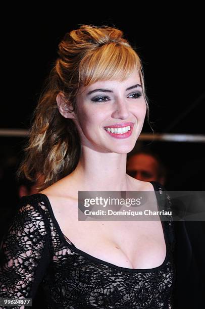 Actress Louise Bourgoin attends the 'Black Heaven' Premiere held at the Palais des Festivals during the 63rd Annual International Cannes Film...