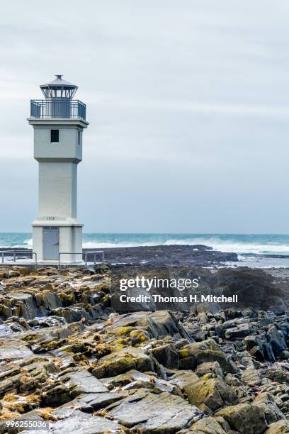 iceland-akranes-old lighthouse - akranes bildbanksfoton och bilder