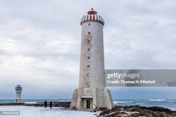 iceland-akranes-lighthouses - akranes bildbanksfoton och bilder