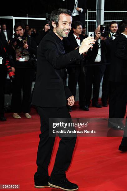 French TV personality Yann Barthes attends "Black Heaven" Premiere at the Palais des Festivals during the 63rd Annual Cannes Film Festival on May 16,...