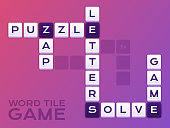 Word Tile Crossword Puzzle Game